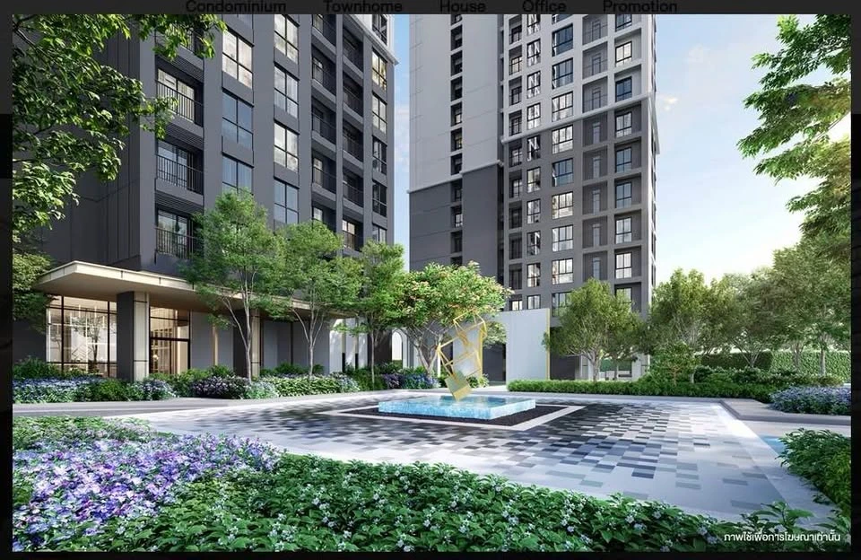 Selling down payment Place 168 Pinklao, the room has a view of the swimming pool, very chill, next to the fire escape and next to the room on only one