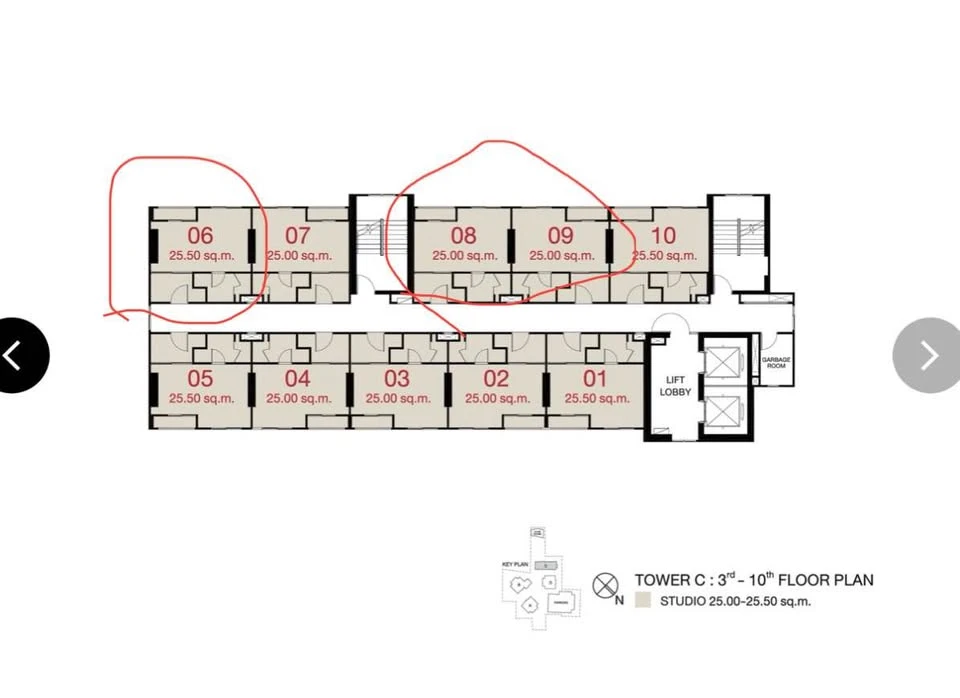Selling down payment Place 168 Pinklao, the room has a view of the swimming pool, very chill, next to the fire escape and next to the room on only one
