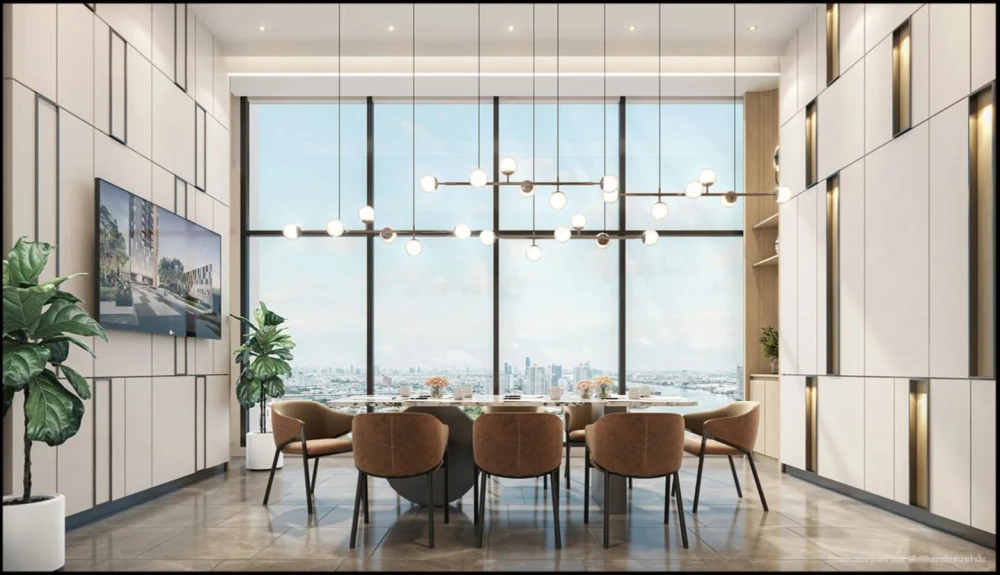 Selling down payment for Flexi Riverview - Charoen Nakhon, 30th floor. Very high floor, no adjacent units, extremely private. Book now!