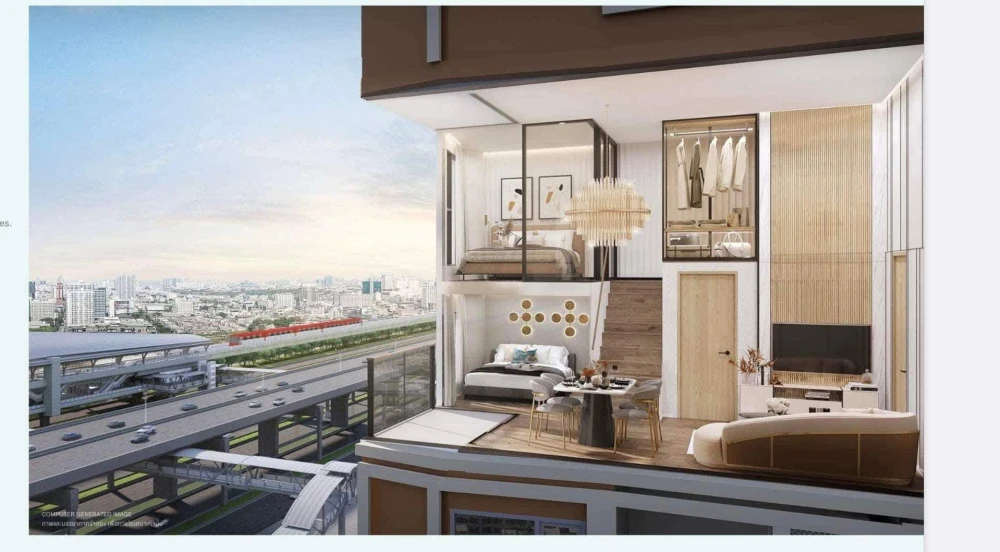 Down payment for sale, Landmark at Kaset, Thung Song Hong Station, Flexi Type, 1 Bedroom, good location, good price, book now.