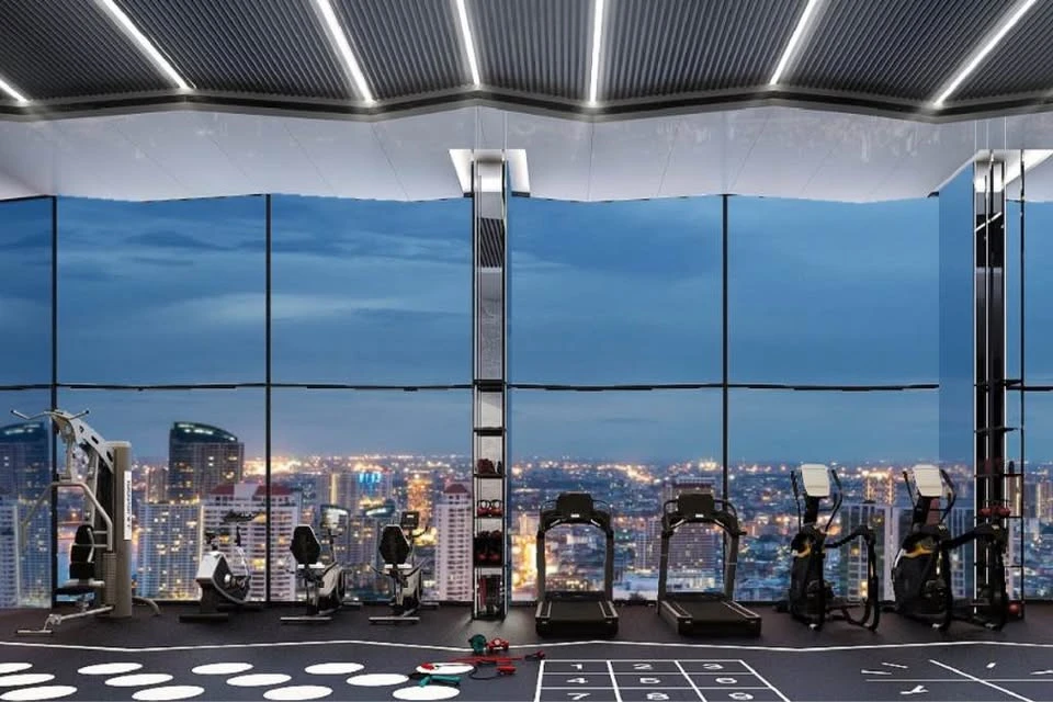 Down payment for sale, Landmark at Kasetsart, Thung Song Hong Station, spacious room, high ceiling, complete facilities, meets all needs, book now.