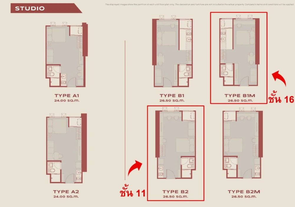 Down payment for sale, Aspire Sukhumvit - Rama 4, 11th floor, swimming pool view, unblocked view, good location, book now!