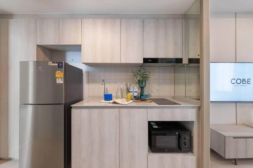 Selling down payment, Cobb Kaset Sripathum, open view, quiet, good location, fully furnished, hurry and reserve now.