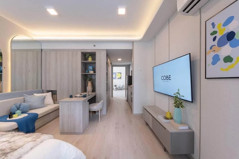 Selling down payment, Cobb Kaset Sripathum, open view, quiet, good location, fully furnished, hurry and reserve now.