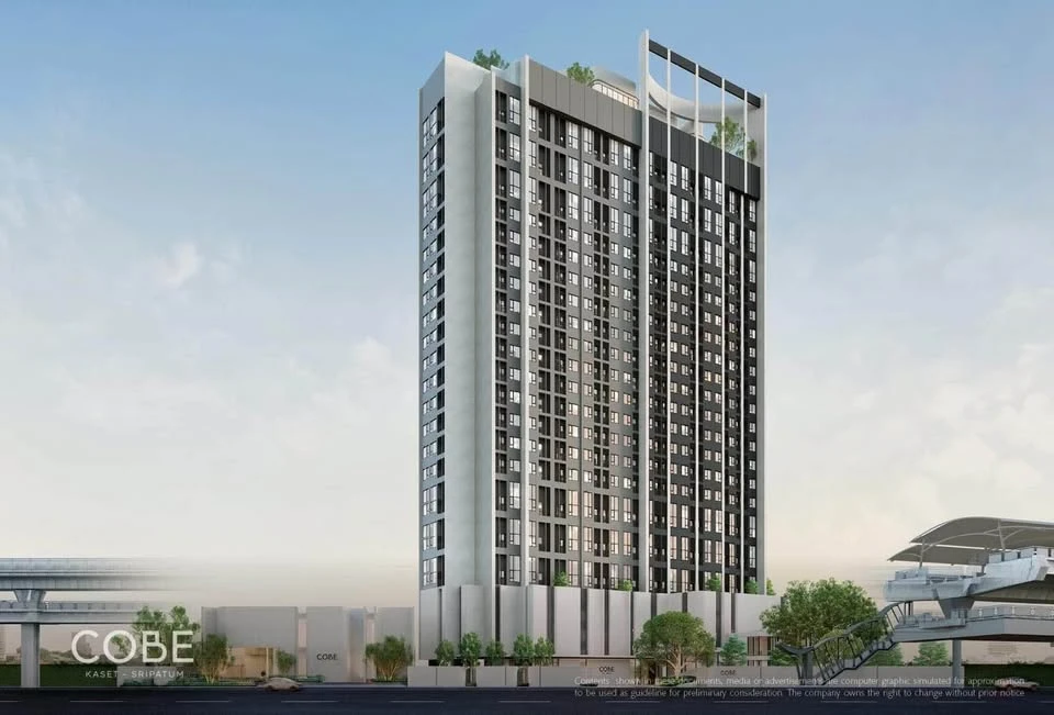 Selling down payment, Cobb Kaset Sripathum, open view, quiet, good location, fully furnished, hurry and reserve now.