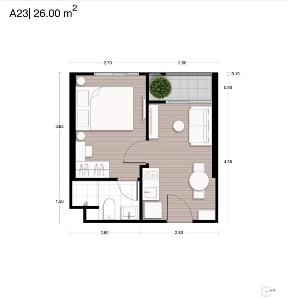 Down payment sale for Noble New District R9, 8th floor, excellent project, complete common areas, reserve now, don't delay.