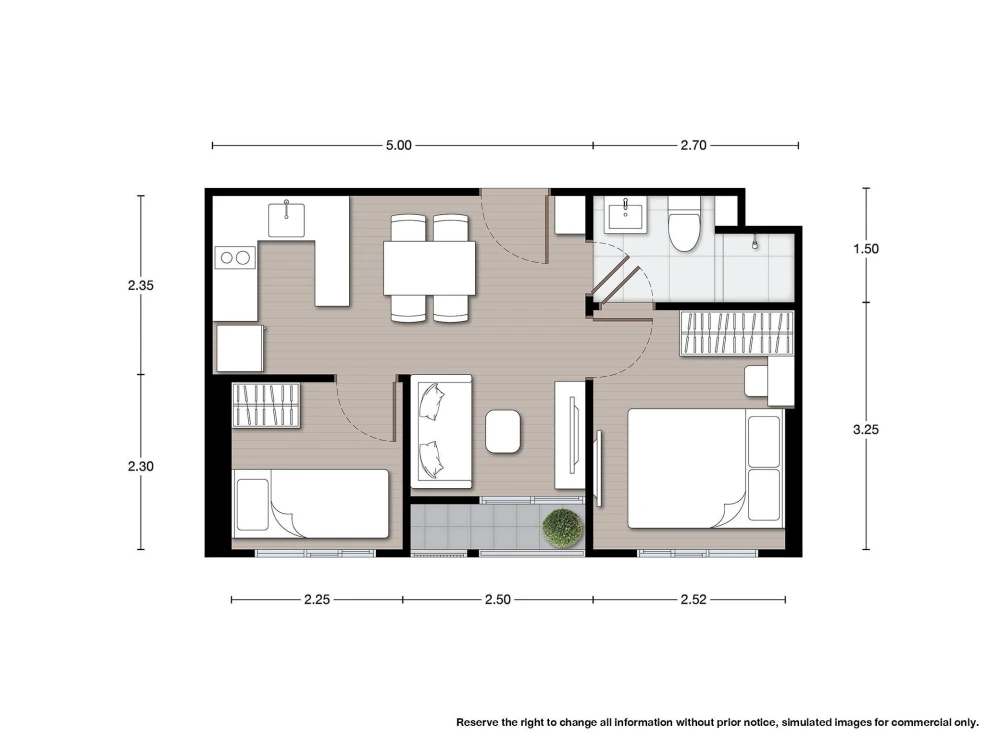 Selling down payment Noble New Mega Plus Bangna 2 bedrooms, good room location, interested in booking now, urgent