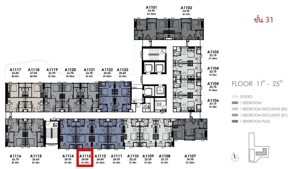 Down payment for sale, Modiz Avantgarde, 31st floor, city view, good project, worth living in, reserve now, don't delay.