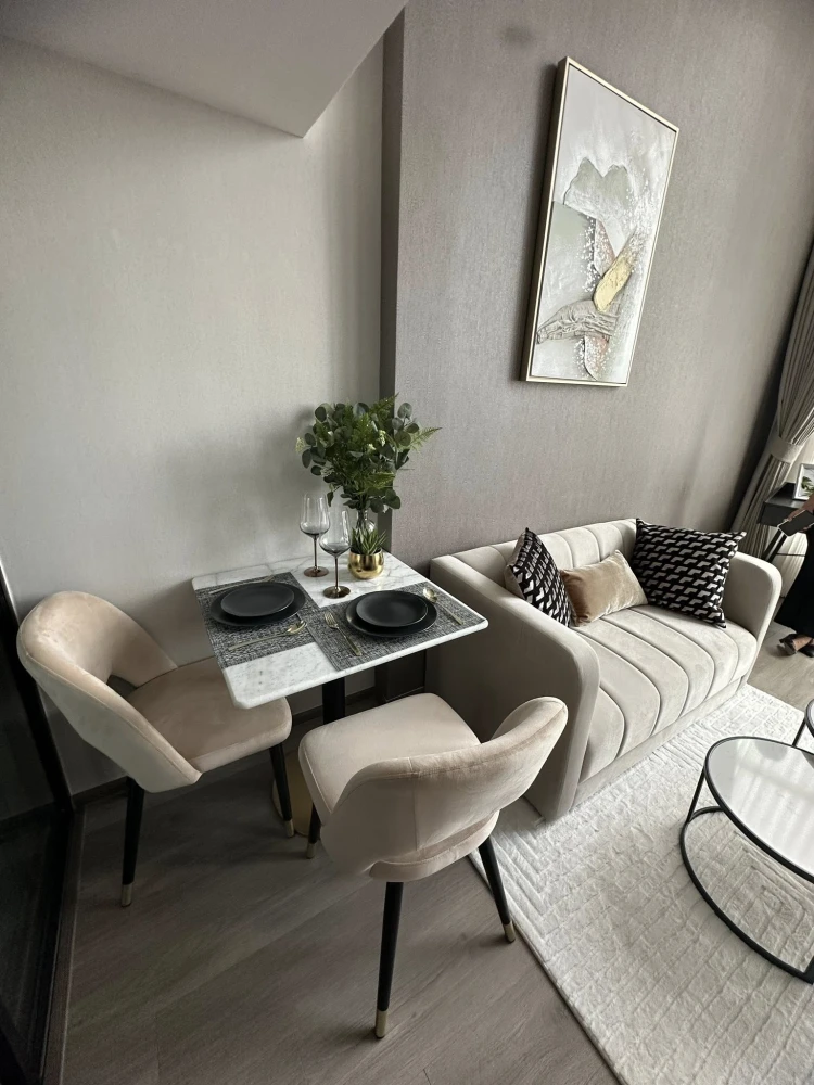 Down payment sale for Knightsbridge Space Rama 4, high floor, quiet, view of the Chao Phraya River curve, airy, good ventilation, reserve now!