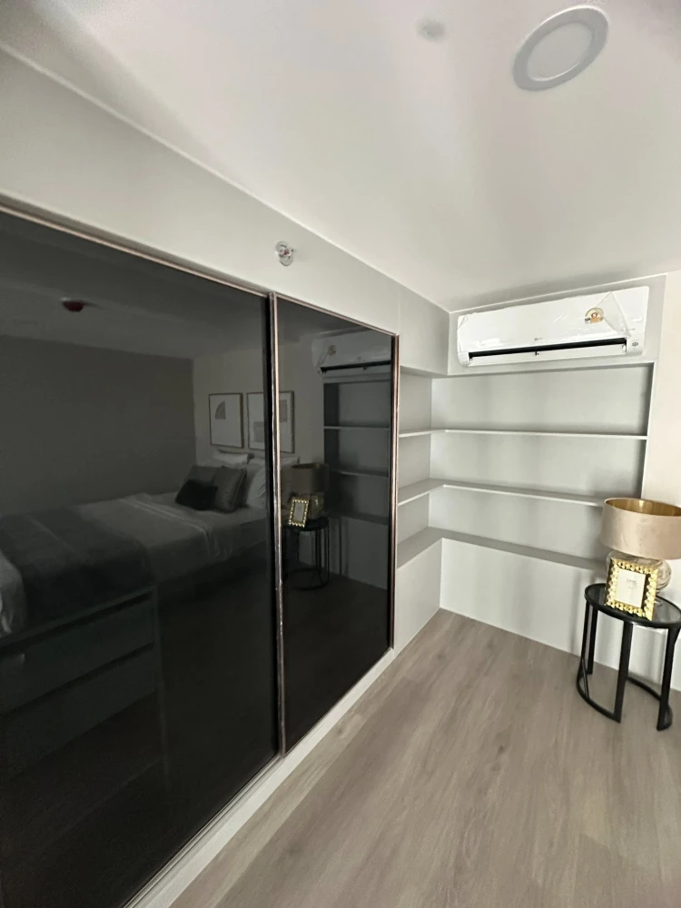 Down payment sale for Knightsbridge Space Rama 4, high floor, quiet, view of the Chao Phraya River curve, airy, good ventilation, reserve now!
