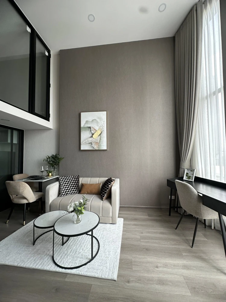 Down payment sale for Knightsbridge Space Rama 4, high floor, quiet, view of the Chao Phraya River curve, airy, good ventilation, reserve now!