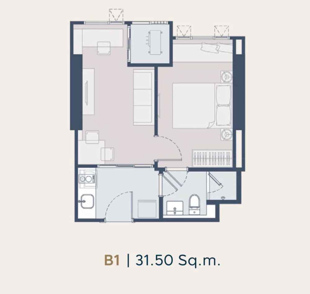 Selling down payment, Life Charoen Nakhon-Sathorn, 18th floor, river view on Asiatique side, if interested, hurry and reserve now, don't miss out.