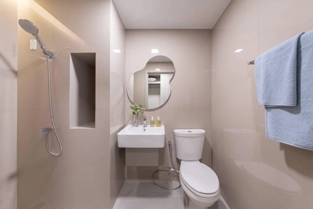 Condo for sale, COBE Kaset-Sripatum Studio, 26.68 sq m, high floor, open view, east side, fully furnished, fully decorated, reserve now.