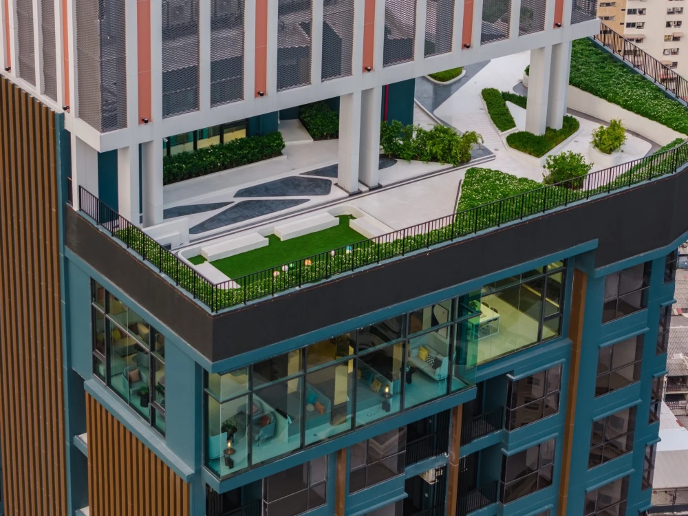 Selling down payment for The Stage Mindscape project, Ratchada-Huai Khwang, 15th floor, high view, comes with a very good price. You must not miss it.