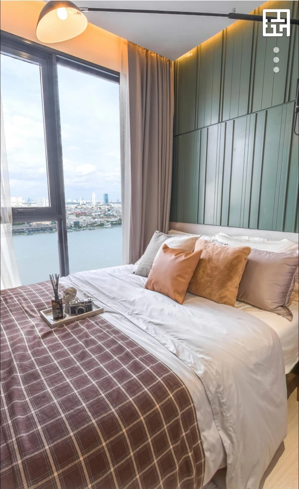 Down payment sale NUE RIVEREST Ratburana, 23rd floor, Chao Phraya River view, if interested, hurry and reserve now.