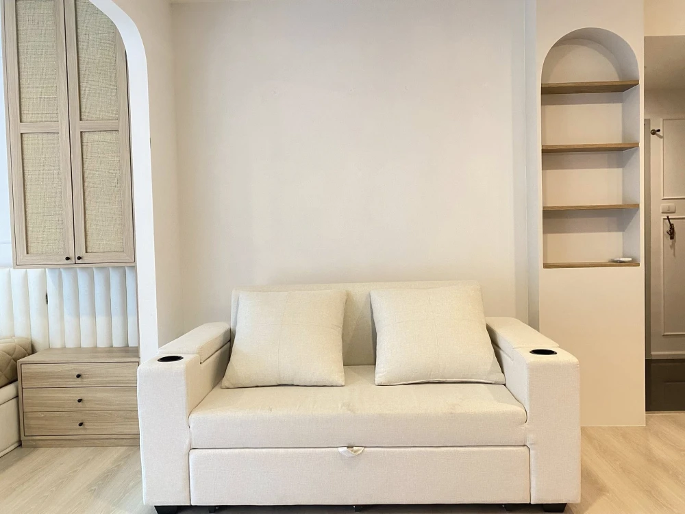 For sale/rent urgently A Space Mega Bangna, beautifully decorated room, well-built-in, you will regret it if you don't reserve.