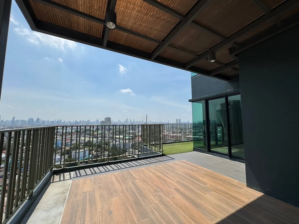 ขายด่วนๆ Brix Condominum Duplex 2 ชั้น ระเบียง Balcony เห็นวิว แม่น้ำเจ้าพระยา รีบมาจองเลย