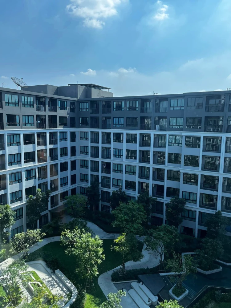 Urgent sale dcondo Hideaway Rangsit, Building C, 7th floor, garden view, fully built-in furniture, come reserve now.