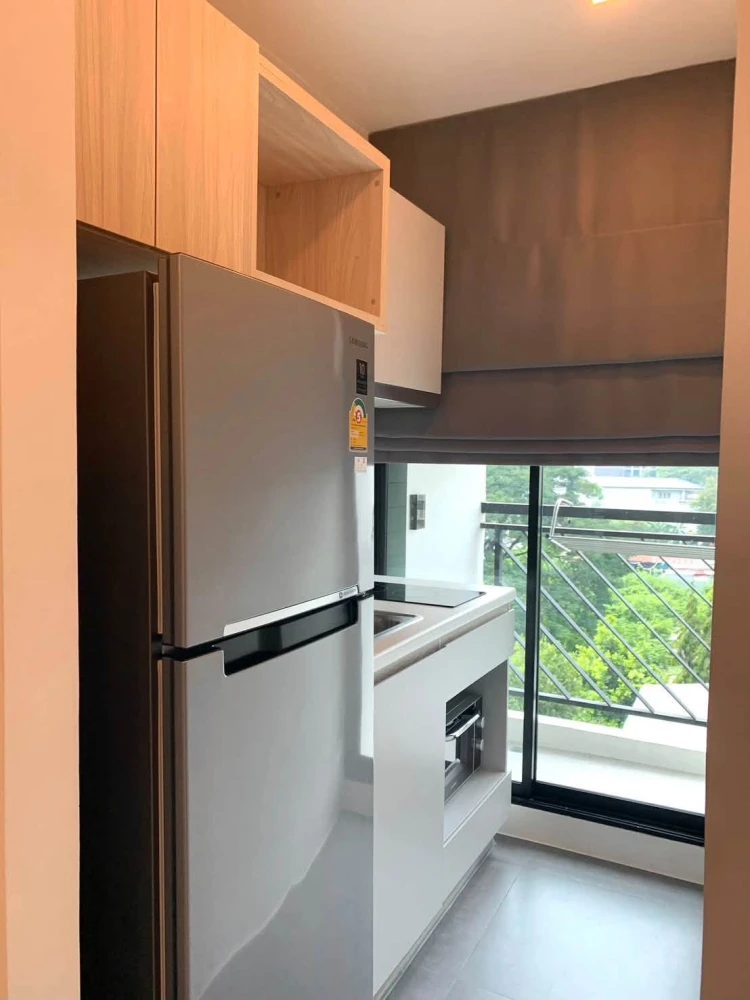 Urgent Sale: Groove Condo Ratchada-Ladprao – 1-Bedroom unit. Features built-in furniture with ample storage space and comes fully furnished with brand