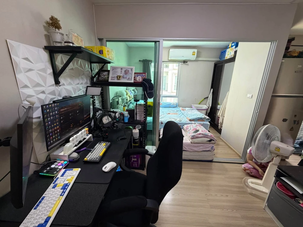 Urgent sale! Plum Condo Chaengwattana Station – features a well-partitioned layout and is offered at an excellent price. Buy now—don’t miss out!