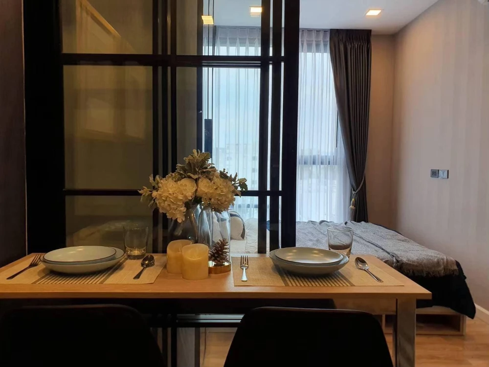 Urgent sale: Groove Condo Ratchada-Ladprao, beautifully decorated room, affordable price. I must say you shouldn't miss it.