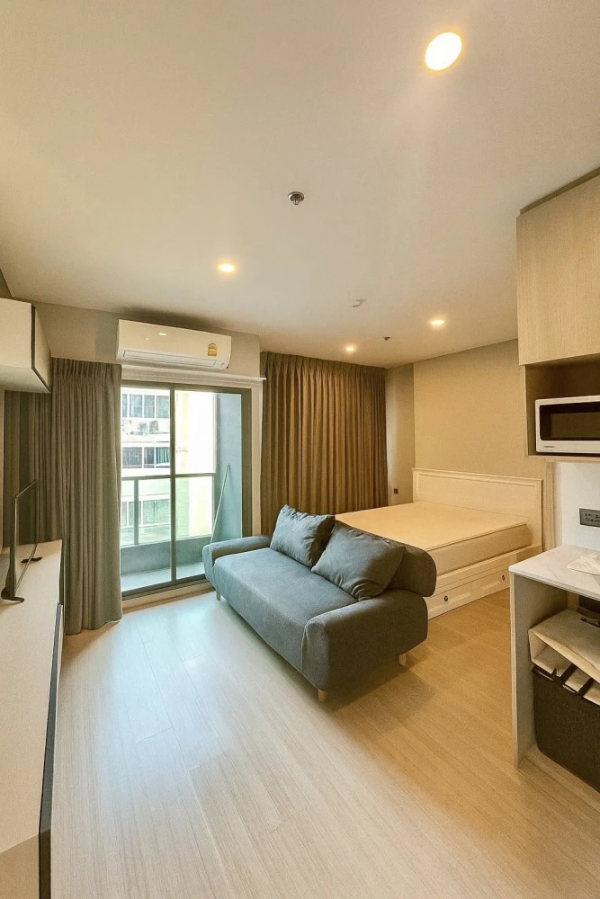 Urgent sale! Lumpini Suite Condo, Din Daeng-Ratchaprarop, studio room, 10th floor, beautiful view, built-in wardrobe, hurry and reserve now!