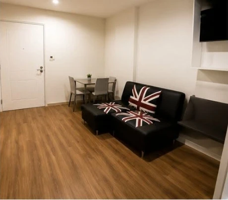 Urgent sale! U Sabai RAMA 4 condo, 8th floor, beautiful view, good ventilation, spacious living area. Own it now!