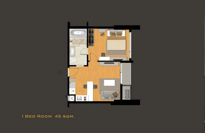 Urgent sale! Condo Q Asoke, spacious room, comes with usable space, great price, hurry and reserve now!