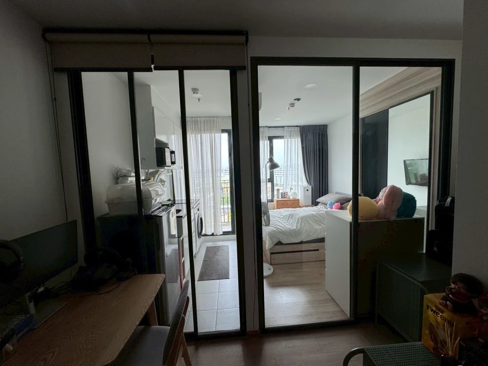 Urgent sale!! Condo Chivathai Kaset Nawamin, 9th floor, city view, fully furnished, good price, don't miss it!!