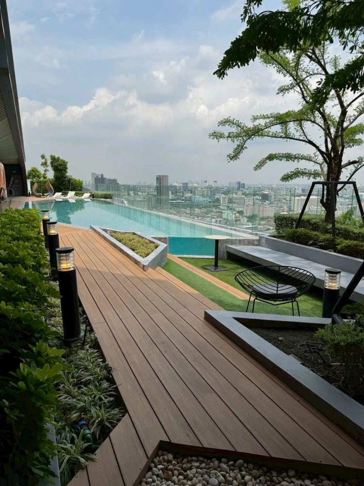 Urgent sale!! Condo Chivathai Kaset Nawamin, 9th floor, city view, fully furnished, good price, don't miss it!!