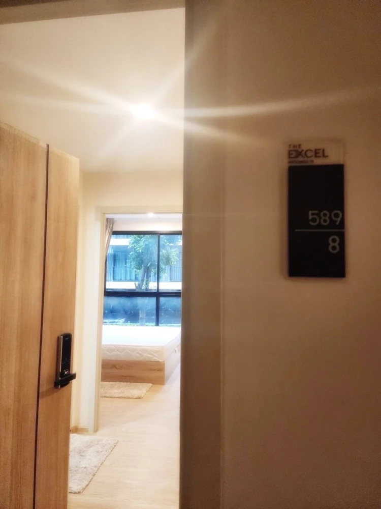 Urgent sale!! Condo The Excel Ratchada 18, 2nd floor, beautiful room with complete facilities, hurry up and book now!!