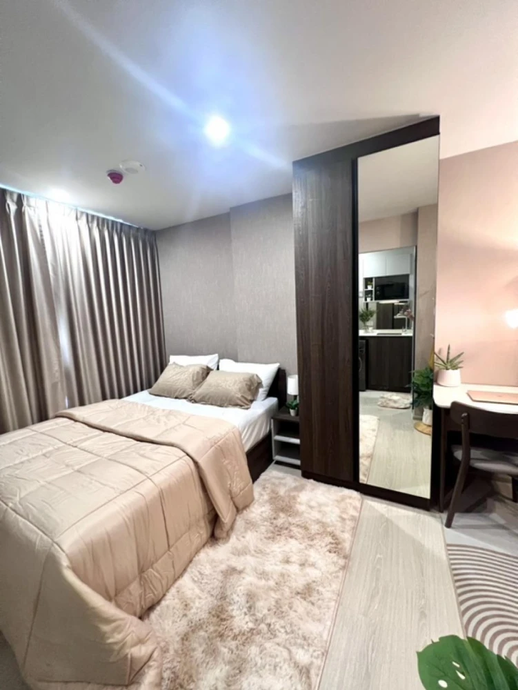 Urgent sale!! Condo New Core Kukot Station, 3rd floor, Building A, BTS view, fully furnished condo, ready to move in, don't miss it!!