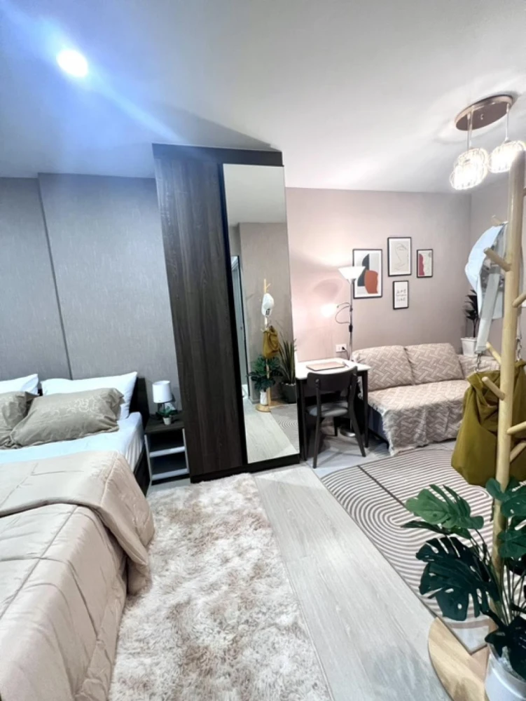 Urgent sale!! Condo New Core Kukot Station, 3rd floor, Building A, BTS view, fully furnished condo, ready to move in, don't miss it!!
