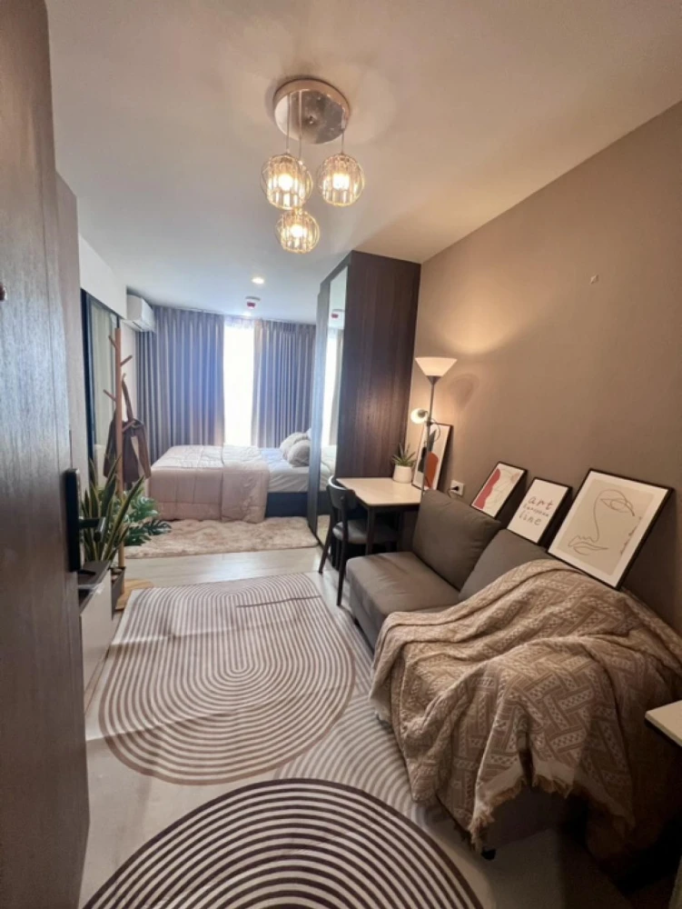 Urgent sale!! Condo New Core Kukot Station, 3rd floor, Building A, BTS view, fully furnished condo, ready to move in, don't miss it!!