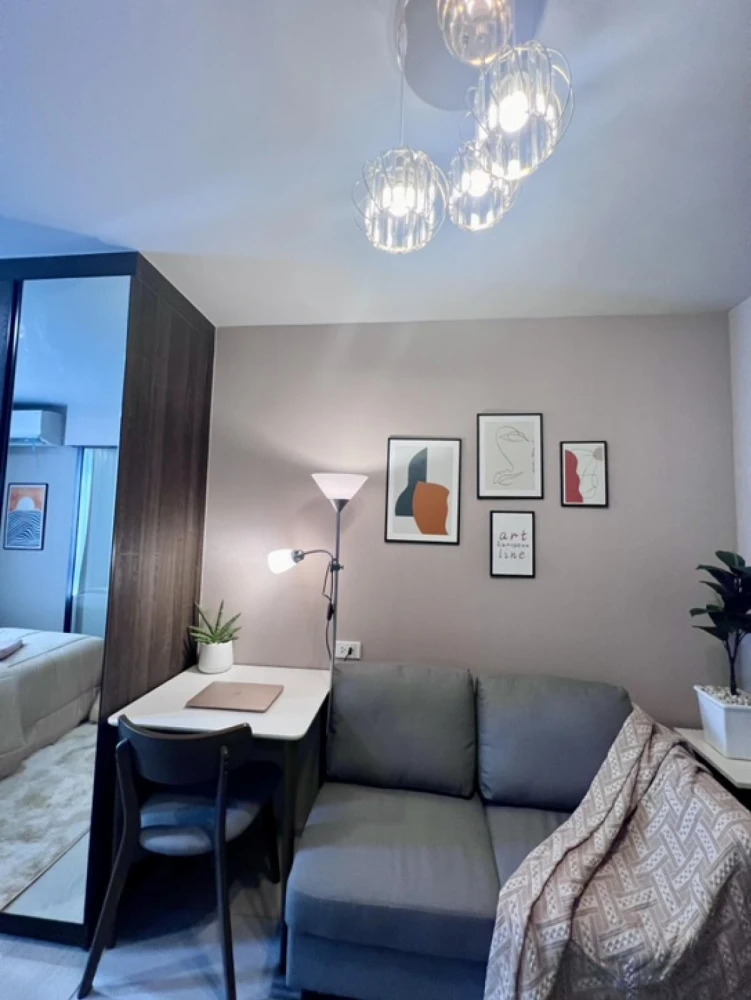 Urgent sale!! Condo New Core Kukot Station, 3rd floor, Building A, BTS view, fully furnished condo, ready to move in, don't miss it!!