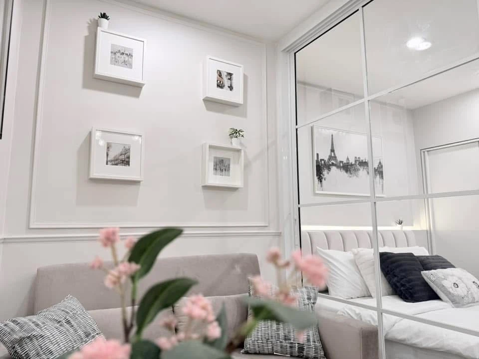 Urgent sale!! Condo Park View Vibhavadi, 6th floor, Building A6, fully furnished, good price, just bring your bags and move in!!