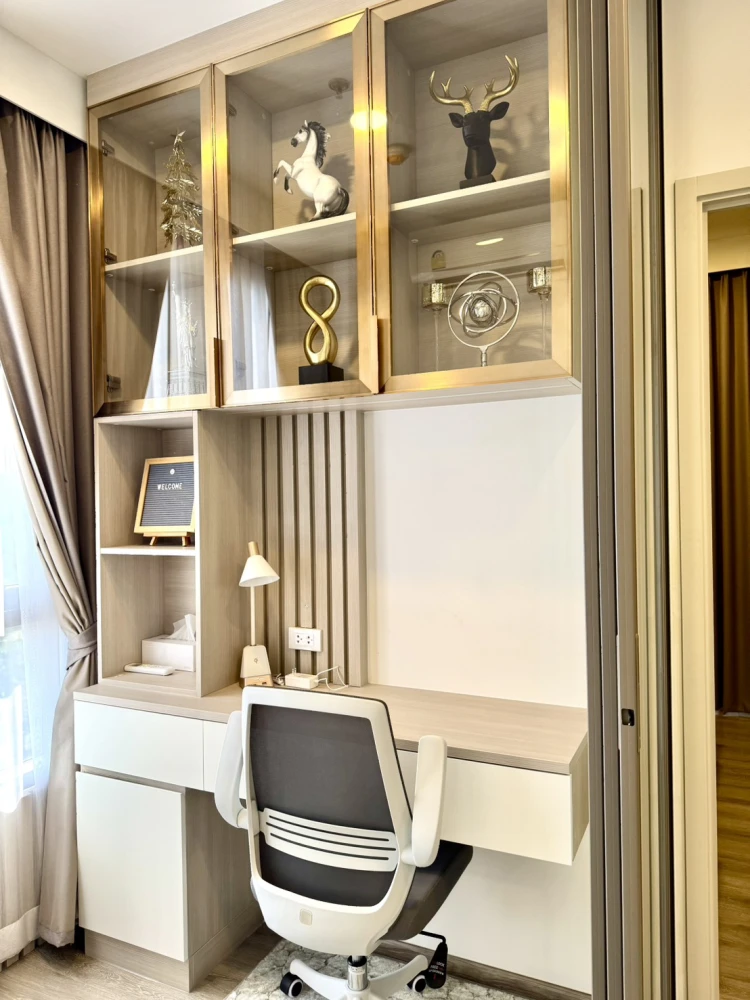 Urgent sale!! Condo Miti Chiva Kaset Station, fully furnished, brand new room, beautiful corner view, ready to move in, hurry and book now!!