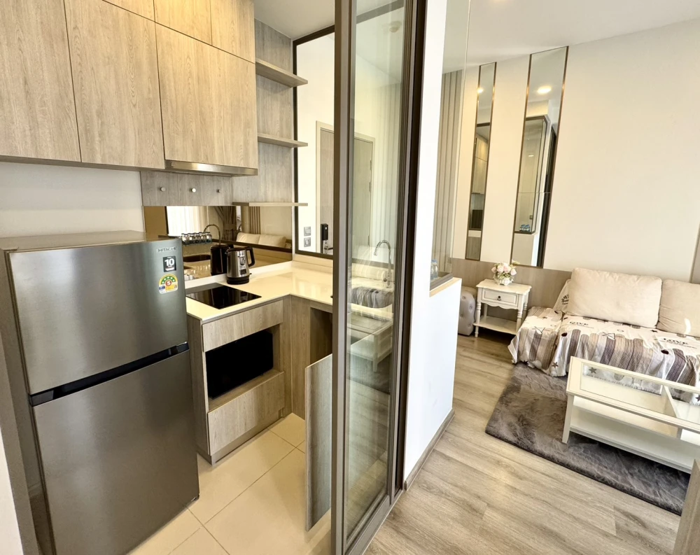 Urgent sale!! Condo Miti Chiva Kaset Station, fully furnished, brand new room, beautiful corner view, ready to move in, hurry and book now!!
