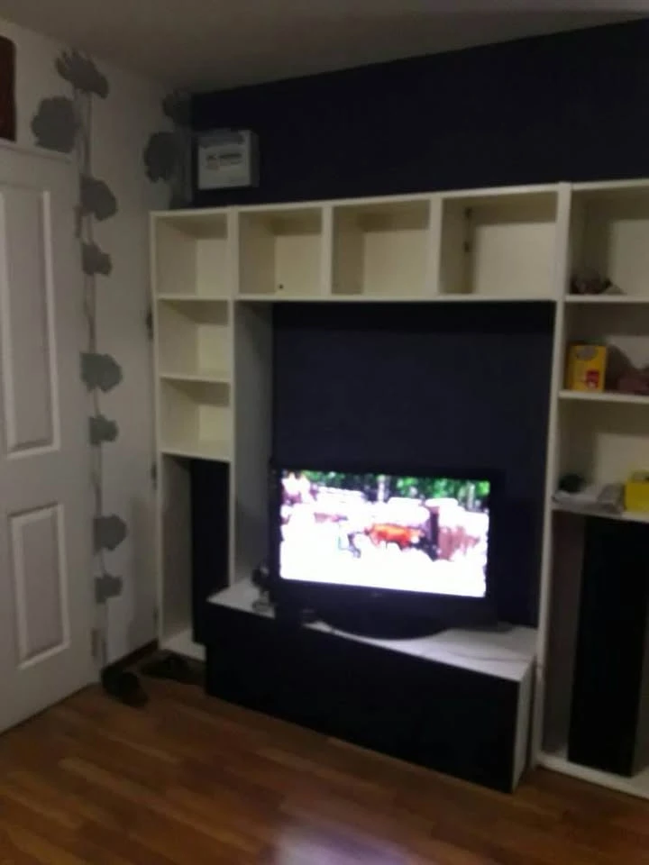 Urgent sale! Condo U Hua Mak Station, room with good wallpaper, great price, come and reserve today.