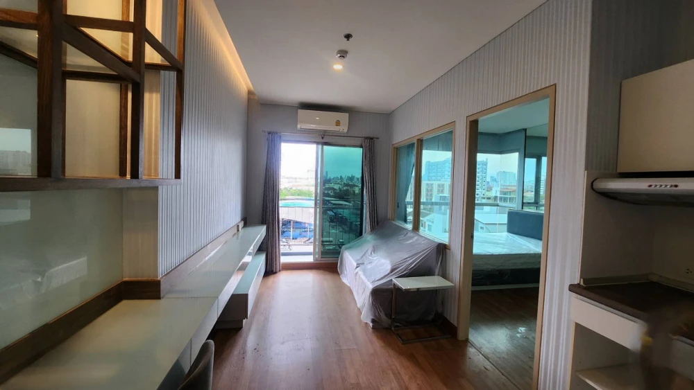 Urgent sale!! Lumpini Park Vibhavadi-Chatuchak Condo, 6th floor, garden view, beautiful room, fully furnished, ready to move in. Don't miss out!!