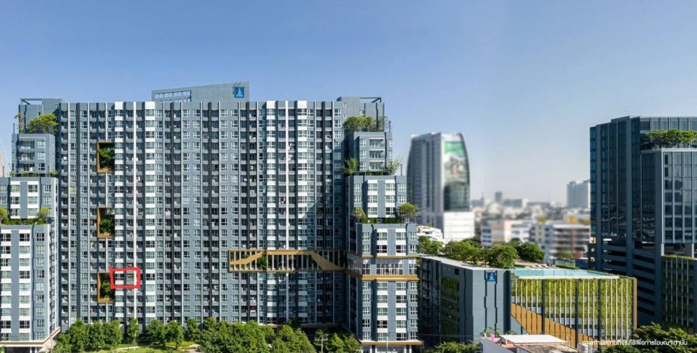 Urgent sale!! Lumpini Park Vibhavadi-Chatuchak Condo, 6th floor, garden view, beautiful room, fully furnished, ready to move in. Don't miss out!!