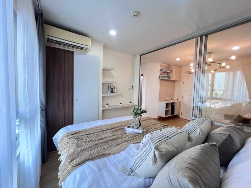 ขายด่วนๆ คอนโด ลุมพินี วิลล์ พัฒนาการ-เพชรบุรีตัดใหม่ ห้องแต่งพร้อมอยุ่ โทนขาว สบายตา รีบมาจอง