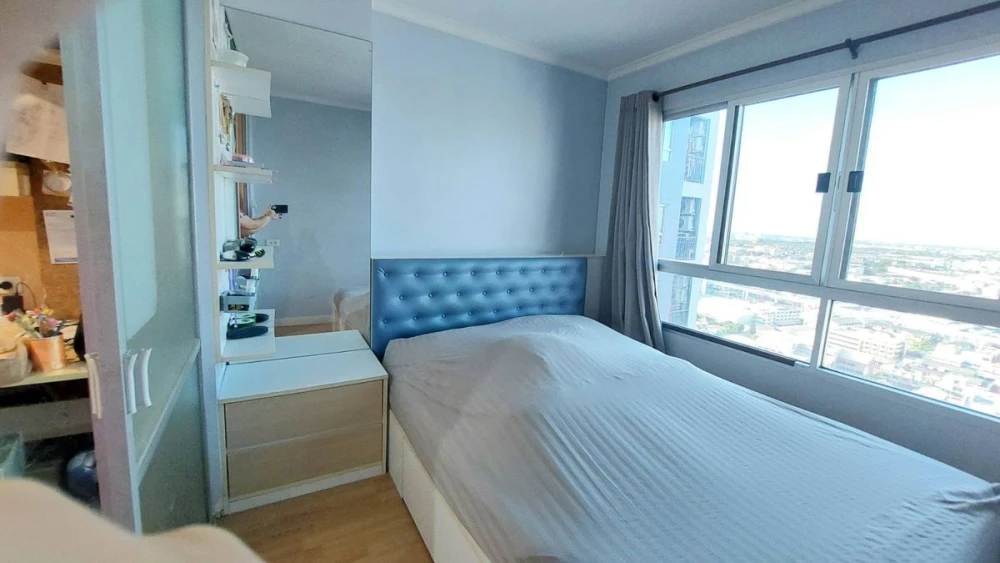 Urgent sale!! Lumpini Ville Rat Burana-Riverview condo, 28th floor, Building A, city view, fully furnished room, ready to move in, hurry and book now!
