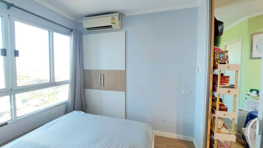 Urgent sale!! Lumpini Ville Rat Burana-Riverview condo, 28th floor, Building A, city view, fully furnished room, ready to move in, hurry and book now!