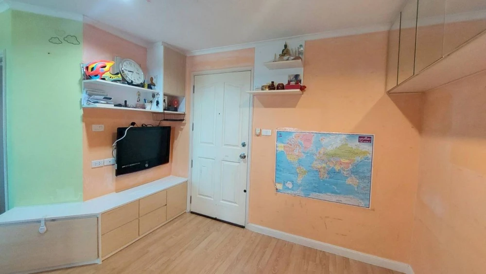 Urgent sale!! Lumpini Ville Rat Burana-Riverview condo, 28th floor, Building A, city view, fully furnished room, ready to move in, hurry and book now!