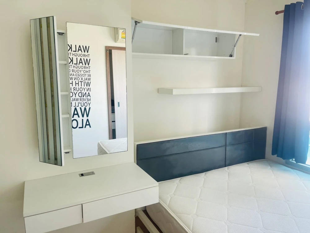 Urgent sale! Lumpini Mega City Bangna Condo, corner room with privacy. Everything is complete here. Come and own it today.