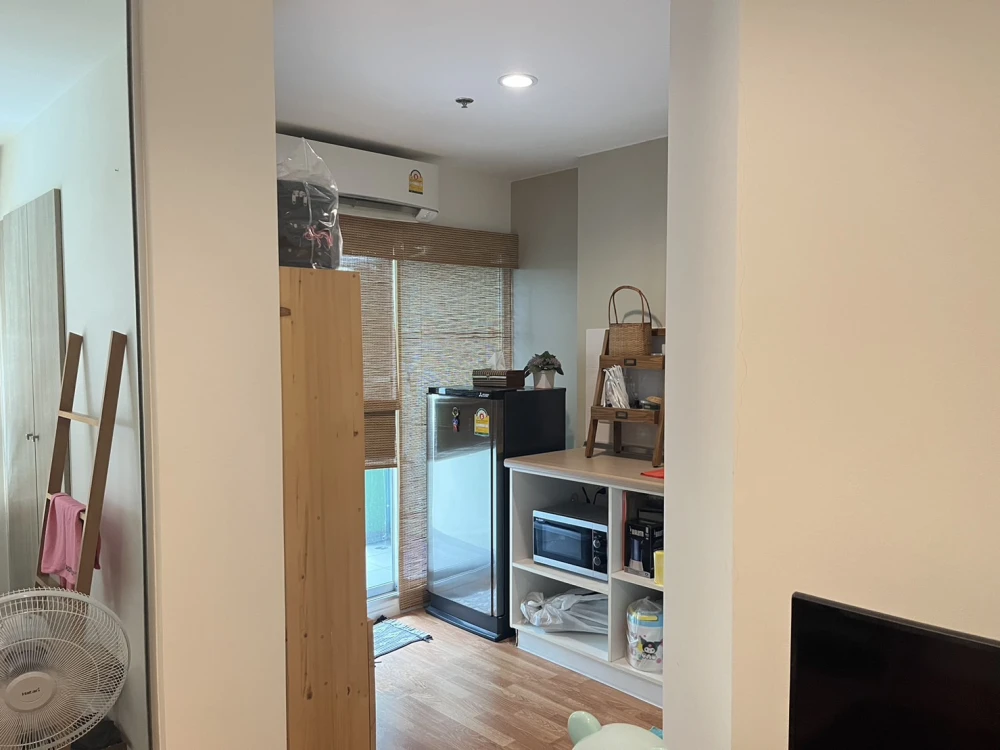 Urgent sale, Lumpini Park Condo Nawamin-Sri Burapha, 4th floor, garden view, decorated and ready to move in. Buy now, don't wait.