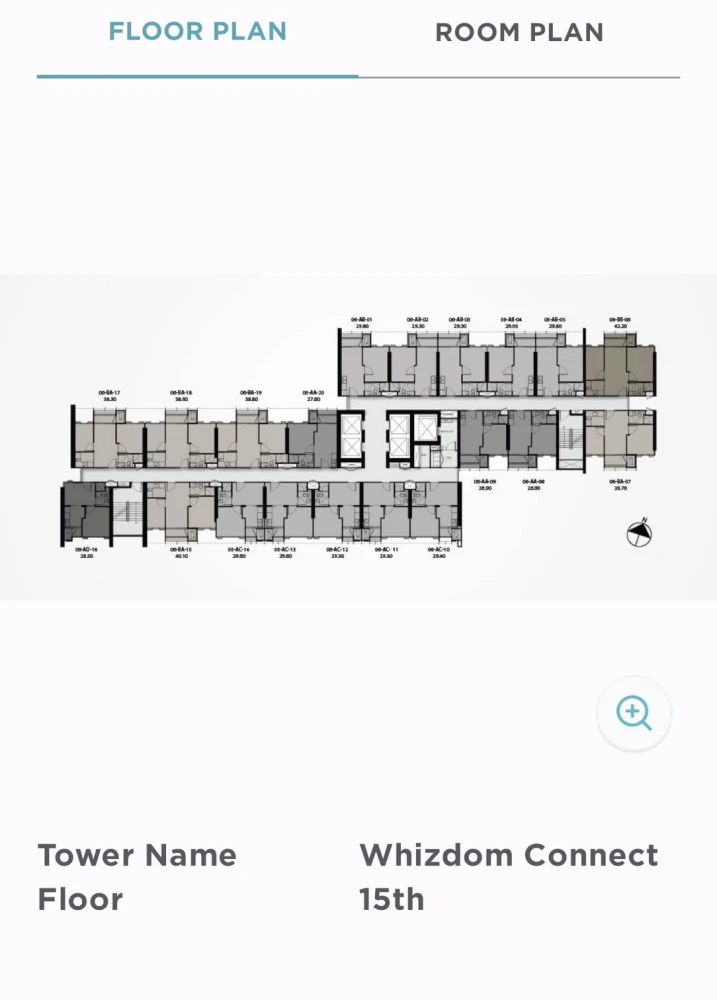 Urgent Sale!! Whizdom Connect Sukhumvit Condo, 15th Floor, Beautiful Unit, Fully Furnished, Ready to Move In! Don't Miss!!