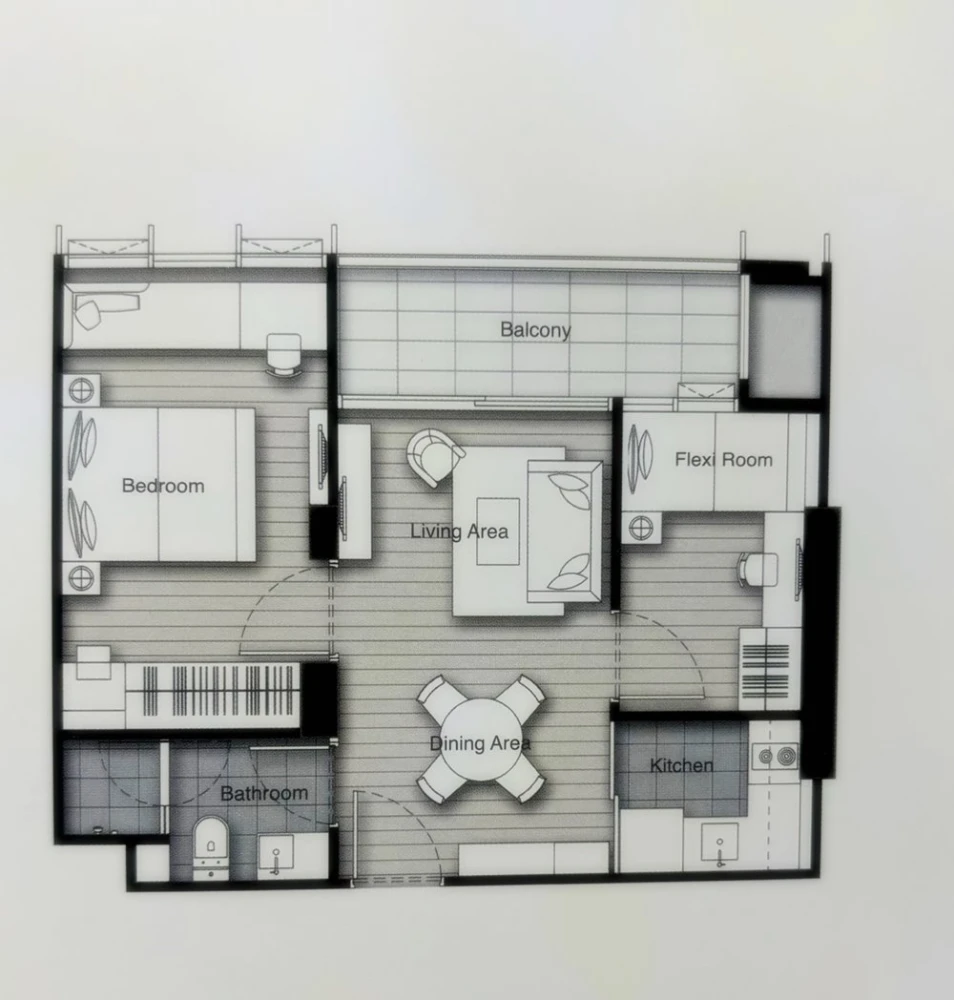 Urgent sale!! Condo Wisdom Connect Sukhumvit 40th floor, beautiful room, good price, fully furnished, ready to move in, book now!!