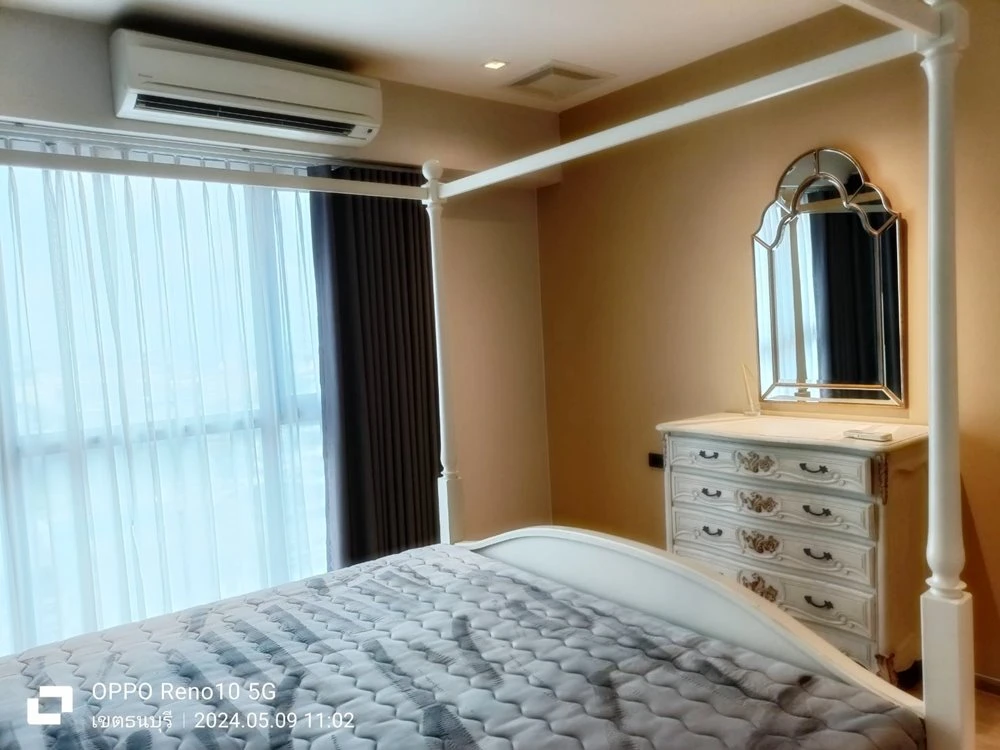 Urgent sale!! Condo Wisdom Station Ratchada-Tha Phra, 12th floor, beautiful room, fully furnished, good price, don't miss it!!